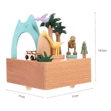 Charger l'image dans la galerie, Boîte à musique magnétique - L'île des dinosaures