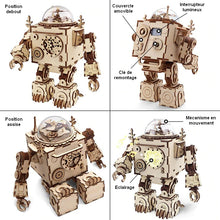 Charger l'image dans la galerie, robot a assembler boite à musique