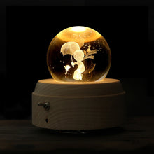 Charger l'image dans la galerie, Boîte à musique lumineuse Petit prince de cristal