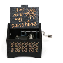 Charger l'image dans la galerie, Boîte à musique noire you are my sunshine