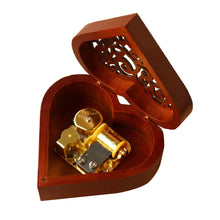 Charger l'image dans la galerie, Boîte à musique mécanique Cœur d'or