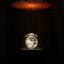 Charger l&#39;image dans la galerie, Boîte à musique lumineuse Lune sphère en crystal
